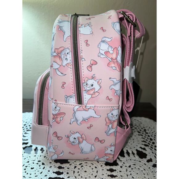 Loungefly Disney The Aristocats Marie Bows Mini Backpack Wallet
